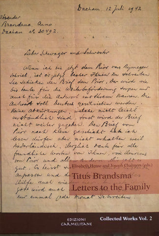 Titus Brandsma: Letters to the Family - Collected Works, Vol. 2